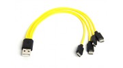 ZNTER Micro USB Quad Battery Charging Cable (1pc)