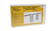 Micro Engineering N Scale 320ft Tall Steel Viaduct Standard Bridge Kit (75-519)