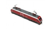 HXD1D Electric Locomotive Red HO Scale (DCC Equipped) side