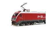 HXD1D Electric Locomotive Red HO Scale (DCC Equipped) rear