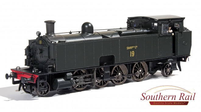 Southern Rail HO Scale South Maitland Railways Class 10 2-8-2 No 19 Steam Locomotive "SMR PTY Ltd" DCC Ready with Sound (1970-1979)