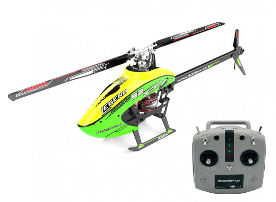 GOOSKY (RTF) Mode 2 Legend S2 Dual Brushless High-Performance Aerobatic Helicopter (Green/Yellow)