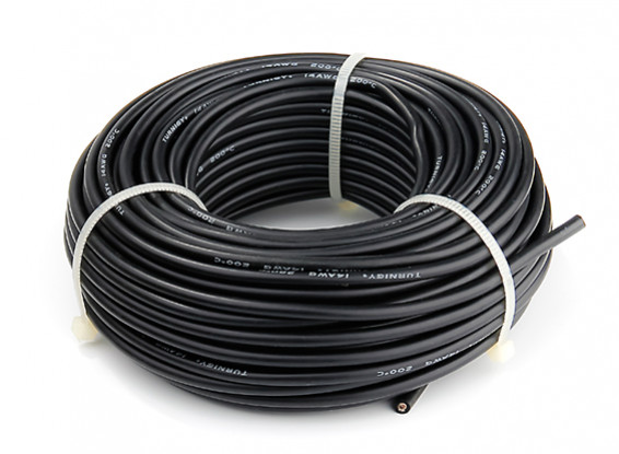 Turnigy High Quality 14AWG Silicone Wire 20m (Black)