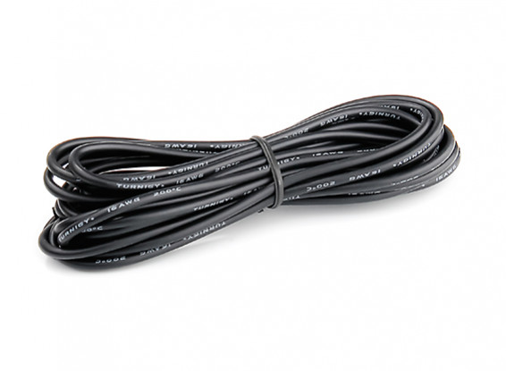 Turnigy High Quality 16AWG Silicone Wire 4m (Black)
