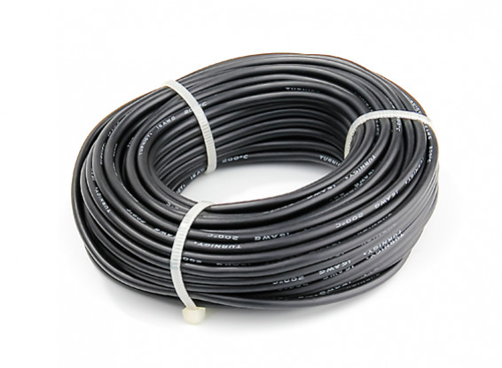 Turnigy High Quality 16AWG Silicone Wire 15m (Black)
