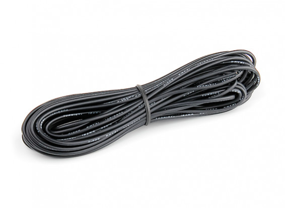 Turnigy High Quality 18AWG Silicone Wire 9m (Black)