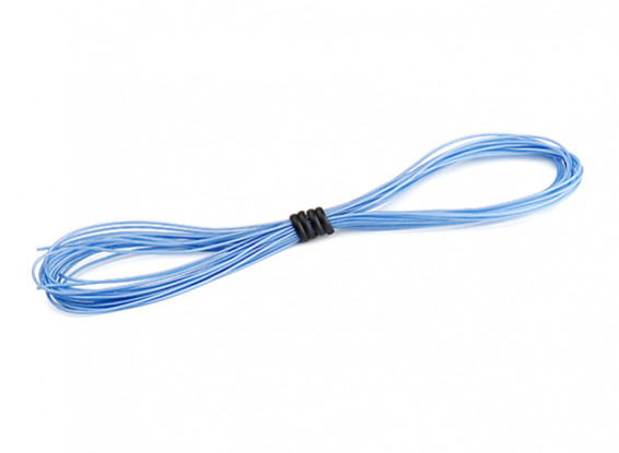 Turnigy High Quality 30AWG Silicone Wire 5m (Blue)