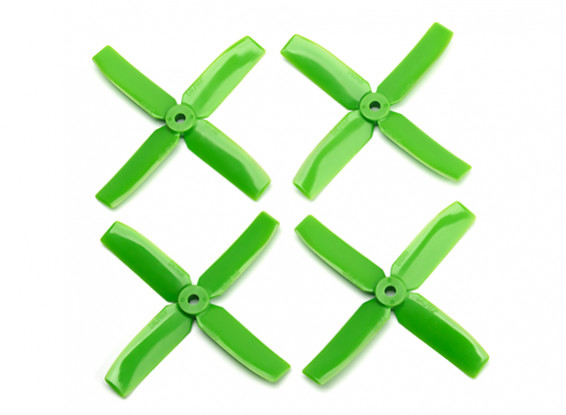 Dalprop Q4040 Bull Nose 4 Blade Propellers CW/CCW Set Green (2 pairs)