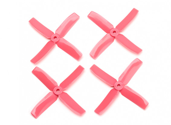Dalprop Q4040 Bull Nose 4 Blade Propellers CW/CCW Set Pink (2 pairs)
