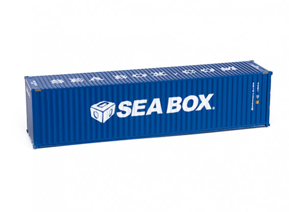 HO Scale 40ft Shipping Container (Seabox  Blue)