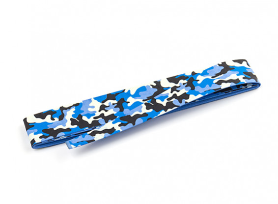 TrackStar Handle Wrap Tape 1100 x 25mm Blue Camouflage Pattern