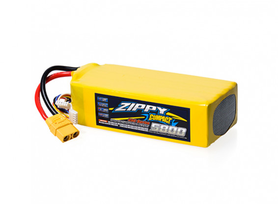ZIPPY Compact 5800mAh 8S 25C Lipo Pack With XT90