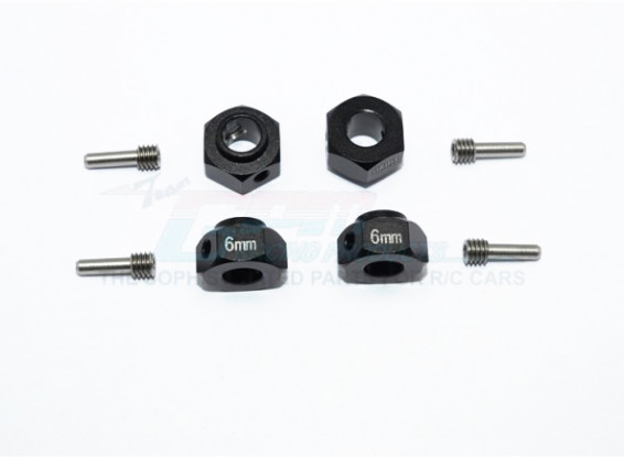 TRAXXAS TRX-4 GPM - Upgraded BK 6mm Hex Adapters (8pc)