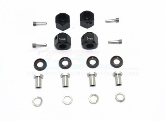 TRAXXAS TRX-4 GPM - Upgraded BK 9mm Hex Adapters (20pc)