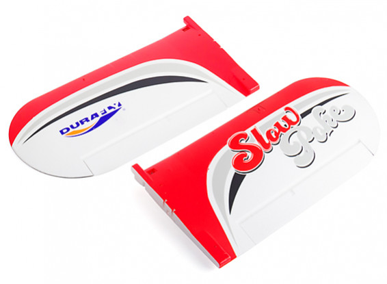 Durafly SlowPoke - Replacement Main Wings (Red Scheme)