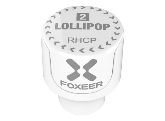 Foxeer Lollipop 2 Stubby 5.8GHz Omni Antenna (White) (RHCP) (2pcs)