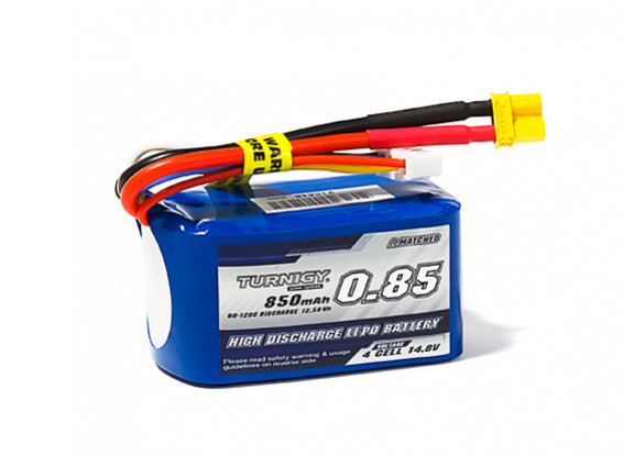 Turnigy 850mAh 4S 60C Lipo Pack w/XT30