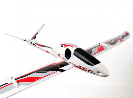 Durafly ™ Zephyr V-70 High Performance 70 millimetri FES V-Tail Glider 1.533 millimetri (PNF)