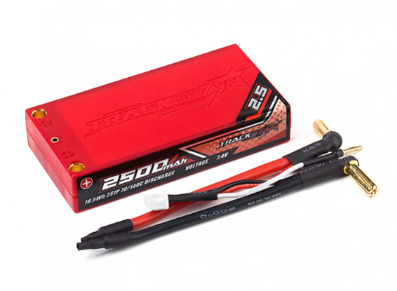 Trackstar 2500mAh 7.4V 70C Lipo Car Pack 2S1P