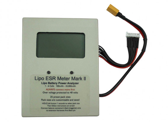 LiPo ESR Internal Resistance Meter Mk11 1