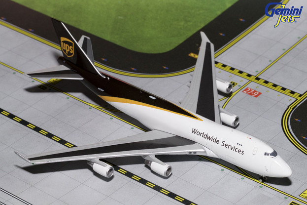 UPS New Livery Boeing 747-400 N572UP 1:400 Diecast Model GJUPS1571