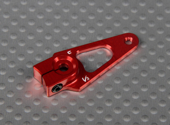 Heavy Duty CNC 1.0in alluminio Servo Arm - Futaba (Red)