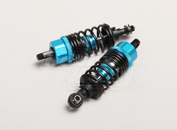 1/10 Modello 65 millimetri auto regolabile in alluminio Ammortizzatore (2pc Blu)