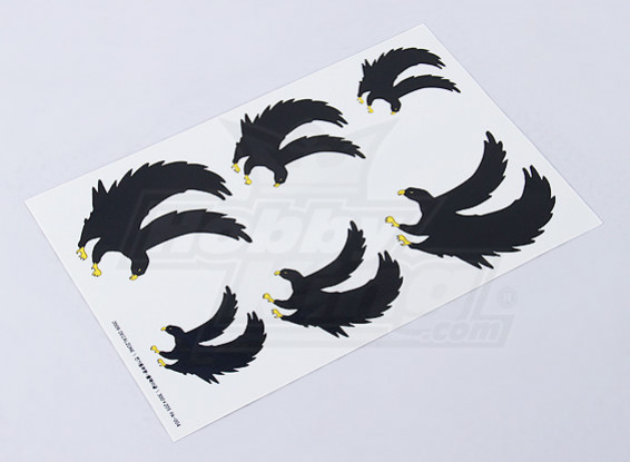 Foglio Black Eagle Sticker