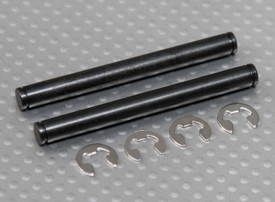 Nutech Sospensione cerniera Pin (6x62mm) - Turnigy Titan 1/5 (2pcs / bag)