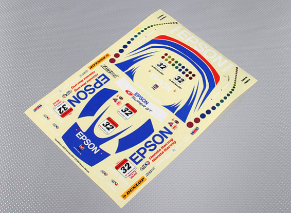 Auto Sticker Foglio Adesivo - Epson corsa 1/10 Scala