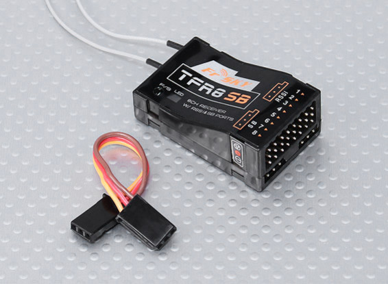 FrSky TFR8 SB 8ch 2.4Ghz S.BUS ricevitore compatibile FASST