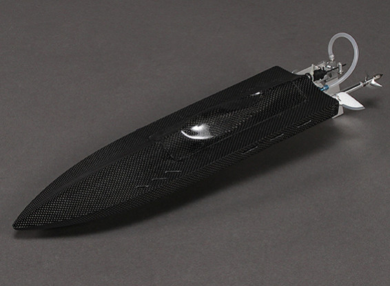 Fibra Dagger brushless Mini-V carbonio barca di corsa 490 millimetri (ARR)