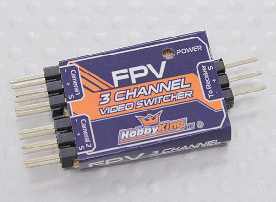 Dipartimento Funzione 3-Channel FPV Video Switcher
