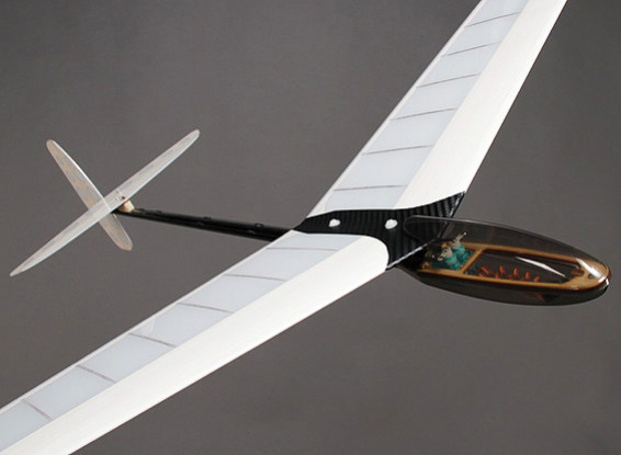 Mini DLG Composite Discus Launch Glider - Blue / White 950 millimetri (PNF)