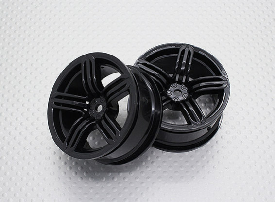 Scala 1:10 di alta qualità Touring / Drift Wheels RC 12 millimetri Hex (2pc) CR-RS6NB