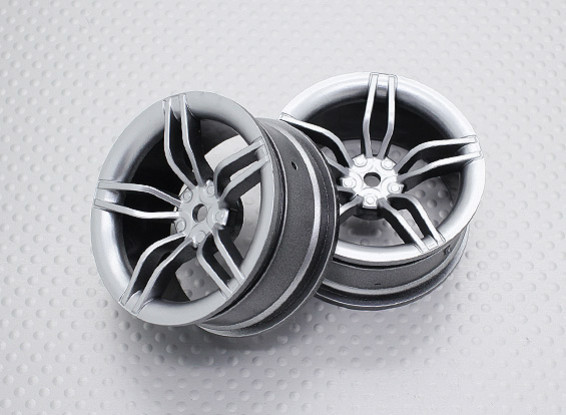 Scala 1:10 di alta qualità Touring / Drift Wheels RC 12 millimetri Hex (2pc) CR-FFS