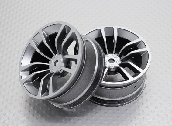 Scala 1:10 di alta qualità Touring / Drift Wheels RC 12 millimetri Hex (2pc) CR-DBSS