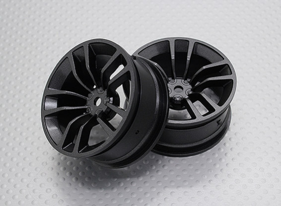 Scala 1:10 di alta qualità Touring / Drift Wheels RC 12 millimetri Hex (2pc) CR-DBSM