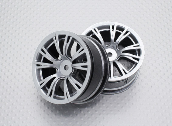 Scala 1:10 di alta qualità Touring / Drift Wheels RC 12 millimetri Hex (2pc) CR-BRS