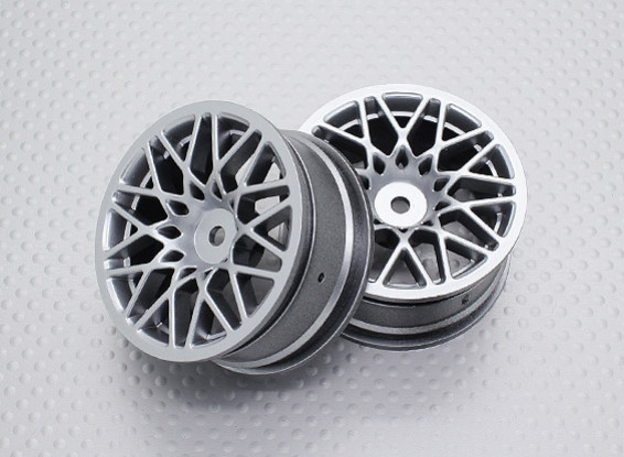 Scala 1:10 di alta qualità Touring / Drift Wheels RC 12 millimetri Hex (2pc) CR-LBS