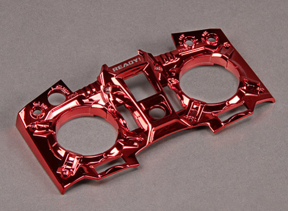 Turnigy 9XR Trasmettitore maschera personalizzata - Red Metallic