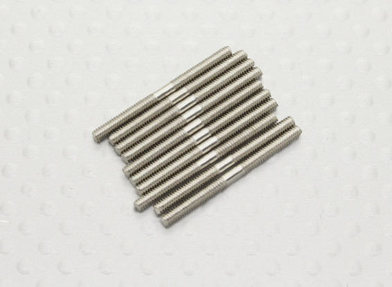 M2 spinta x 25mm in acciaio Rod (10pc)