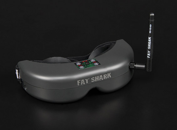 Fatshark teletrasporto V3 RTF FPV auricolare del sistema w / Fotocamera e 5.8G TX