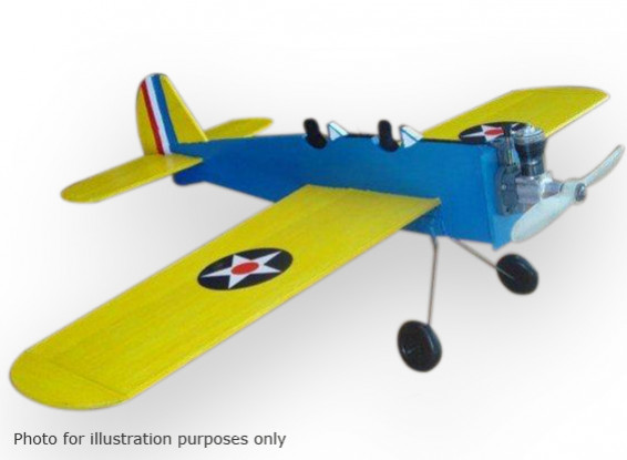 Nero modelli Hawk Trainer PT-19 Line Control Balsa 584 millimetri (Kit)