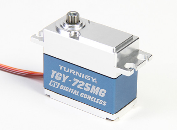 Turnigy ™ TGY-DS725MG Coreless DS / MG Servo w / involucro in lega di 18 kg / 0.07sec / 68g