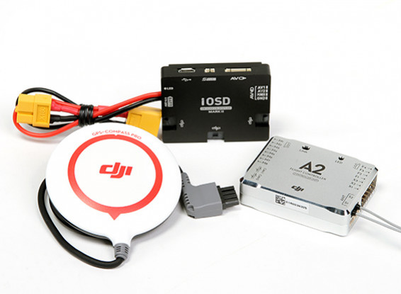 DJI A2 multi-rotore Flight Control System w / iOSD MARK II Combo