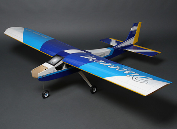 Discovery (Blu) Balsa Hi-Wing Trainer GP / 1.620 millimetri EP (ARF)