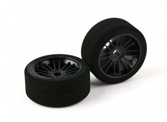 Xceed "Enneti" 1/10 WGT Carbon Carpet anteriore Schiuma Tire Set (SH30 Soft)