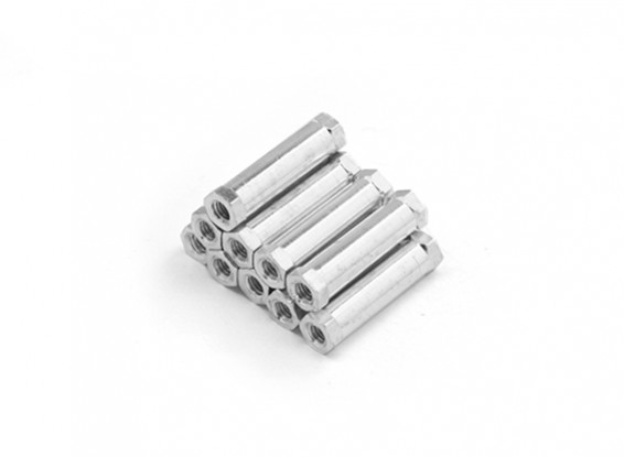 Alluminio leggero rotonda Sezione Spacer M3 x 20mm (10pcs / set)