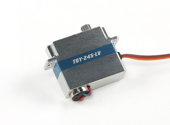 Turnigy ™ TGY-245-LV Low Voltage DLG Ala Servo w / involucro in lega di 1,4 kg / 0.12sec / 8.6g